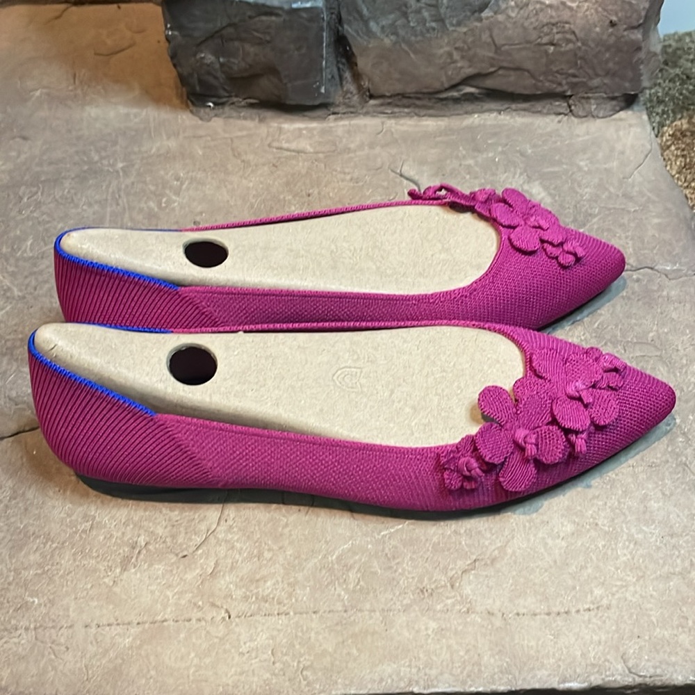 Rothy’s The Petal Point II Bramble Women’s Size 12.5 - Picture 3 of 9